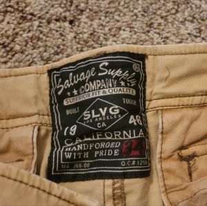 Salvage cargo shorts